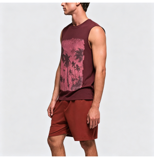 Hiphop Retro Design Sleeveless Tank