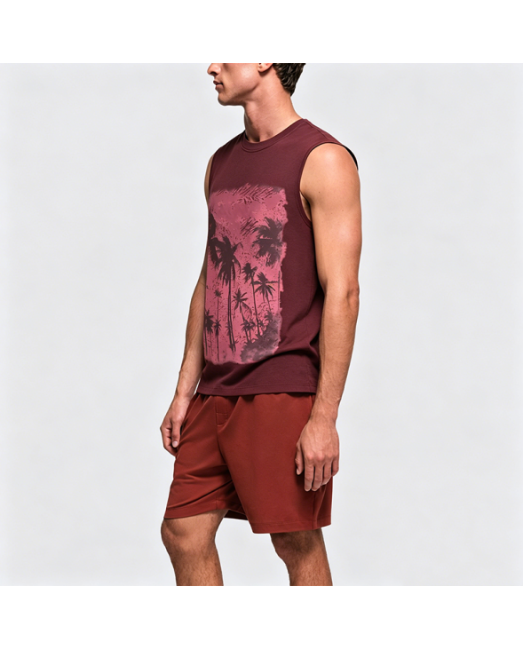 Hiphop Retro Design Sleeveless Tank