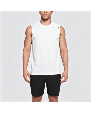 American High Street Loose Sleeveless Printed Vest