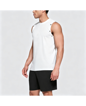 American High Street Loose Sleeveless Printed Vest