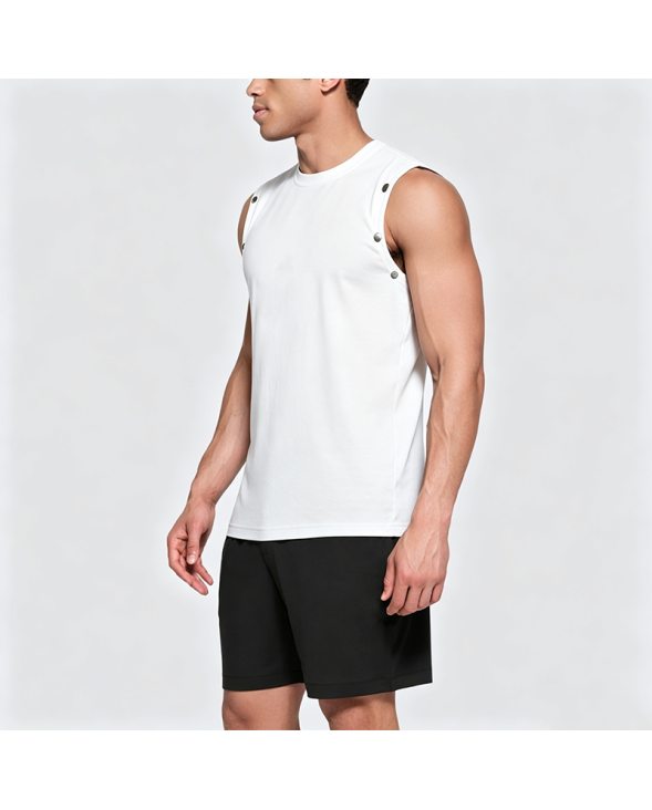 American High Street Loose Sleeveless Printed Vest